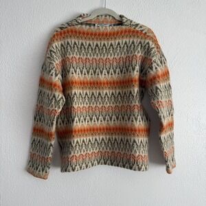 Vintage Lambs Wool Sweater Women's Large Hans Heitsch Jersey Modeller Of Sweden